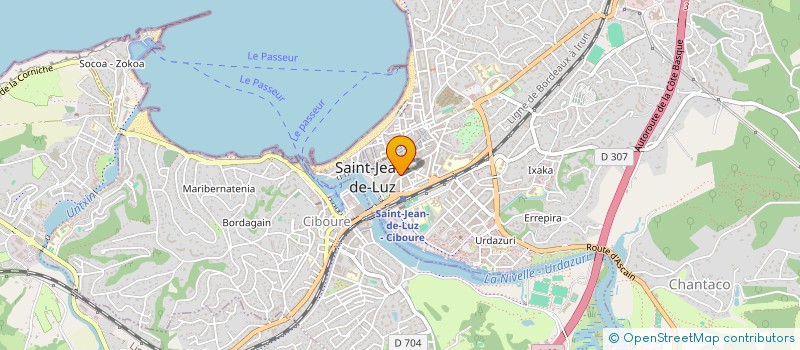 localisation de l'entreprise SCM GALLARDON ET LAMARQUE à SAINT-JEAN-DE-LUZ