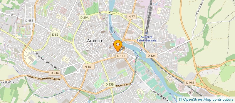 localisation de l'entreprise SCM GALLOT CHAMPEAUX à AUXERRE