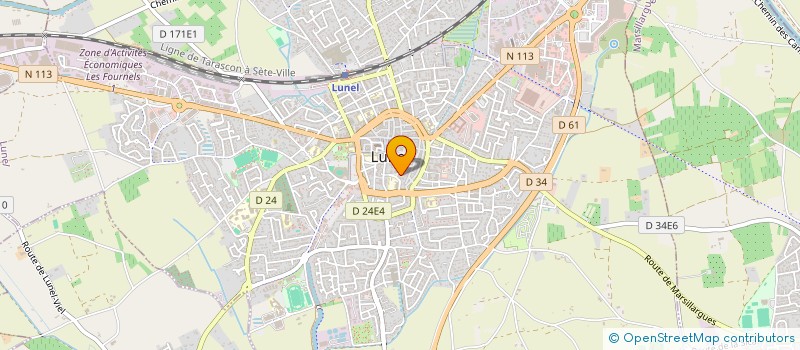 localisation de l'entreprise SCM GALLY SMARZYNSKI  LUNEL