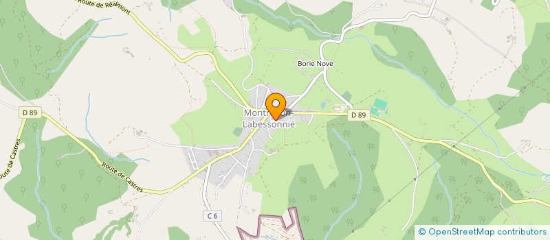 localisation de l'entreprise SCM GALZIN - POIROT  SAINT-PIERRE-DE-TRIVISY