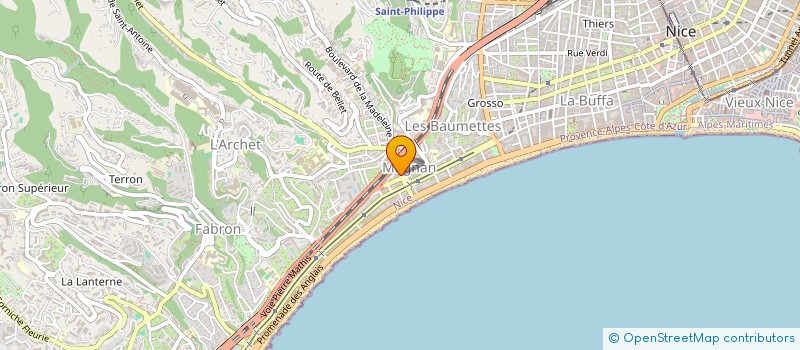 localisation de l'entreprise SCM GANDOLIN-CEPPI à NICE