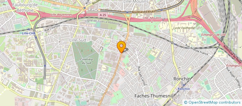 localisation de l'entreprise SCM GARIBALDI à LILLE