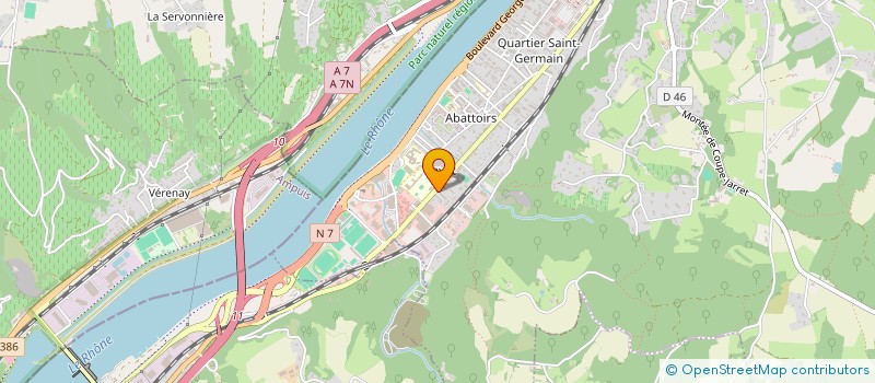 localisation de l'entreprise SCM GARITO - LE MOLLE  VIENNE