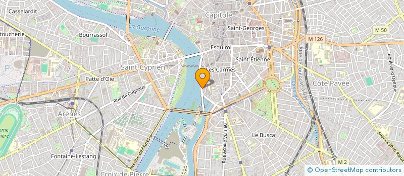 localisation de l'entreprise SCM GAROQUE  TOULOUSE