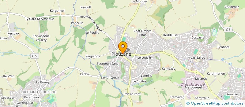 localisation de l'entreprise SCM GASCHET ET PRONOST à PLOUZANE