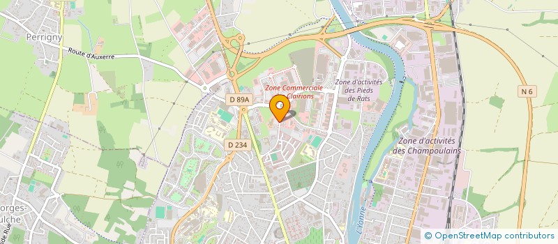 localisation de l'entreprise SCM GASTRO SAINTE MARGUERITE à AUXERRE