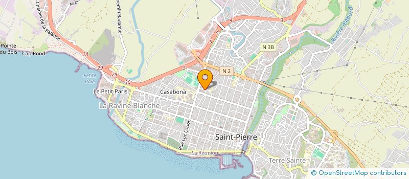 localisation de l'entreprise SCM GASTRO SUD à SAINT-PIERRE