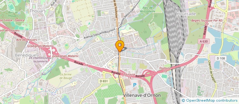 localisation de l'entreprise SCM GELI à VILLENAVE-D'ORNON