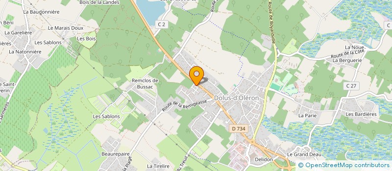 localisation de l'entreprise SCM GELISSE à DOLUS-D'OLERON