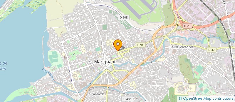 localisation de l'entreprise SCM GENERALISTES GUYNEMER à MARIGNANE