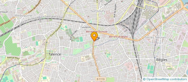 localisation de l'entreprise SCM GENESTE à BORDEAUX
