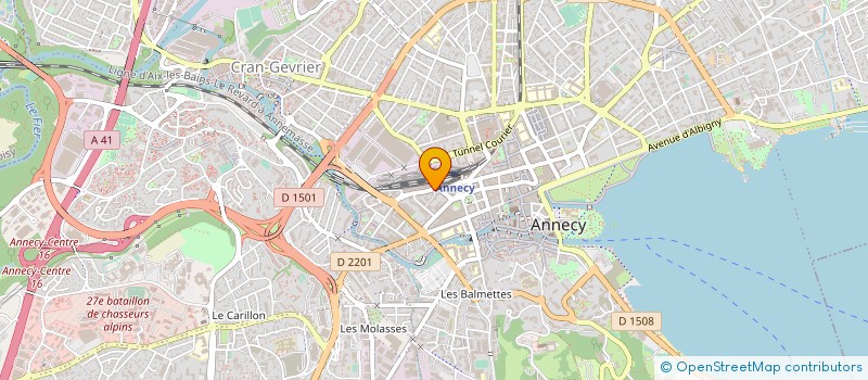 localisation de l'entreprise SCM GENEVE ROMAINS à ANNECY