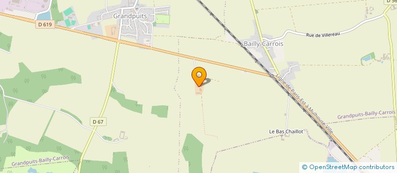 localisation de l'entreprise SCM GEO TOPO BRIE à GRANDPUITS-BAILLY-CARROIS