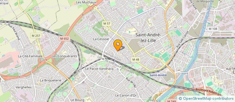 localisation de l'entreprise SCM GEORGES MAERTENS à LAMBERSART