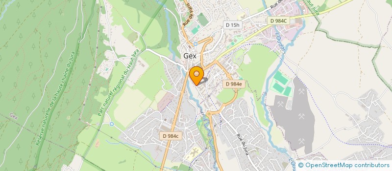 localisation de l'entreprise SCM GEX-DENTAIRE à GEX