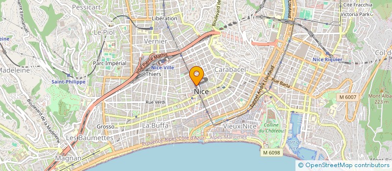 localisation de l'entreprise SCM GIACCHERO ET MASCHI à NICE