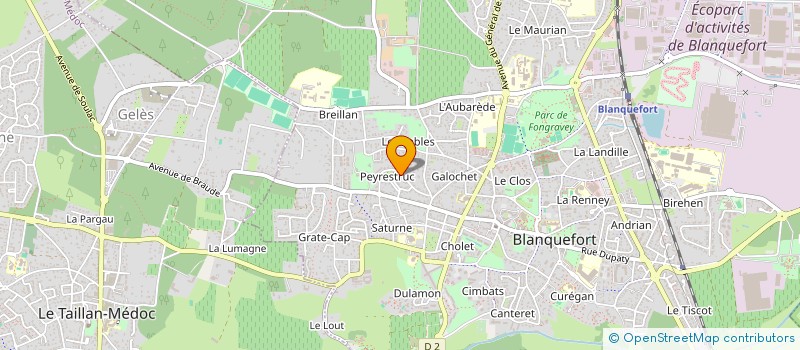 localisation de l'entreprise SCM GILAMON à BLANQUEFORT
