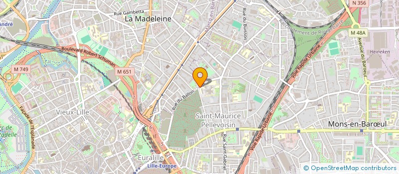 localisation de l'entreprise SCM GLEV-CARDIO à LILLE