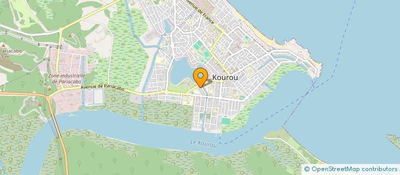 localisation de l'entreprise SCM GLUNTZ-DUVERGNE  KOUROU