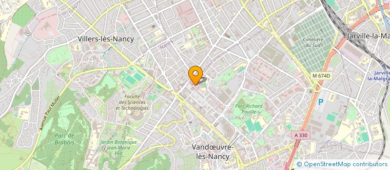 localisation de l'entreprise SCM GMED  VANDUVRE-LES-NANCY