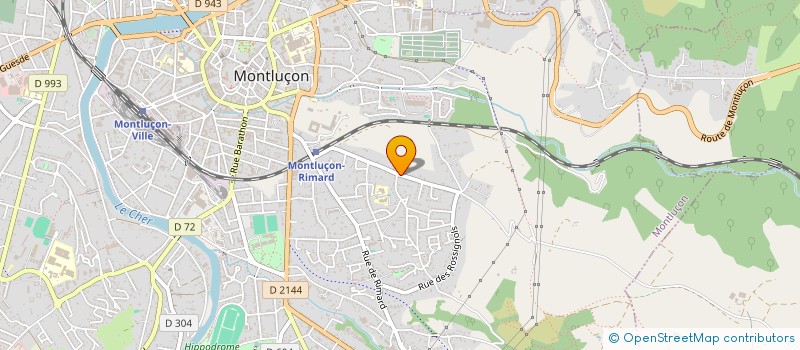 localisation de l'entreprise SCM GMT à MONTLUCON
