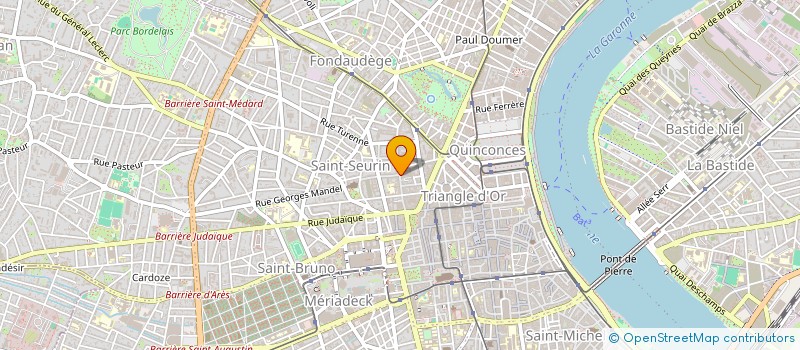 localisation de l'entreprise SCM GNS  BORDEAUX