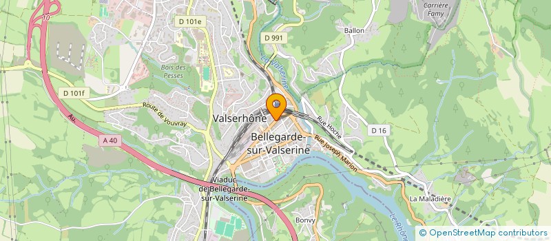 localisation de l'entreprise SCM GOBERT-PIDOUX DUCRET à VALSERHONE