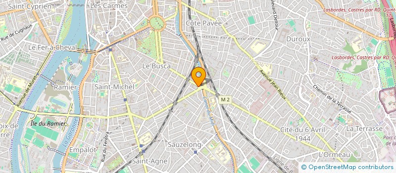 localisation de l'entreprise SCM GOMIS BUISSON  TOULOUSE