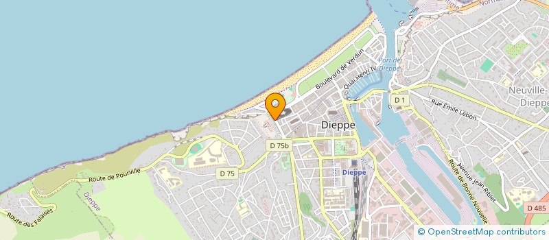localisation de l'entreprise SCM GOUBET LEROY à DIEPPE