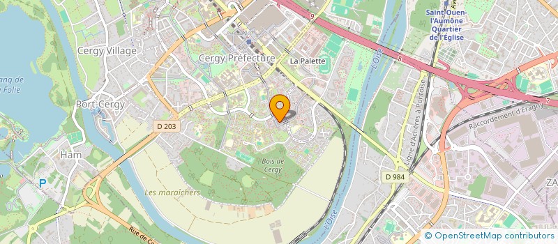 localisation de l'entreprise SCM GPE MEDICAL DES TOULEUSES à CERGY