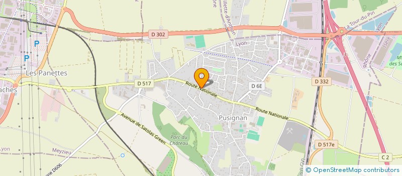 localisation de l'entreprise SCM GPT RECHERCHE BIOLOGIQUE EST LYONNAI  JONAGE