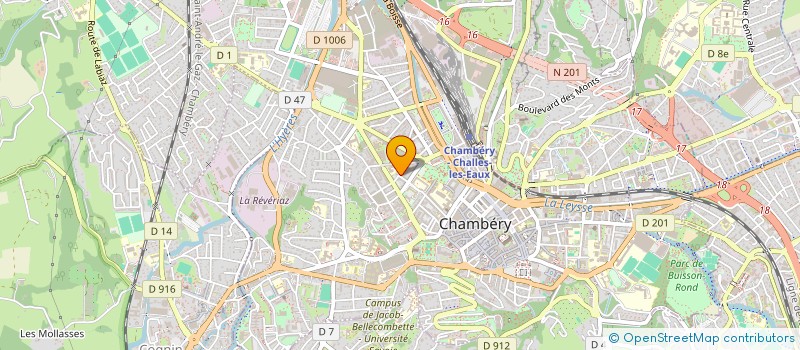 localisation de l'entreprise SCM GRAND VOIRIN à CHAMBERY