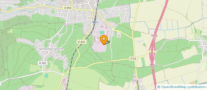 localisation de l'entreprise SCM GRANDGIRARD ET LANSDORFER-WOLF  BARR