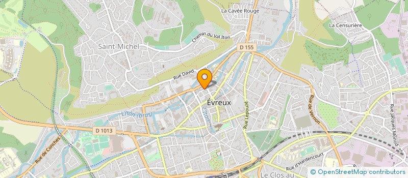 localisation de l'entreprise SCM GRENET-RIVOLA à EVREUX