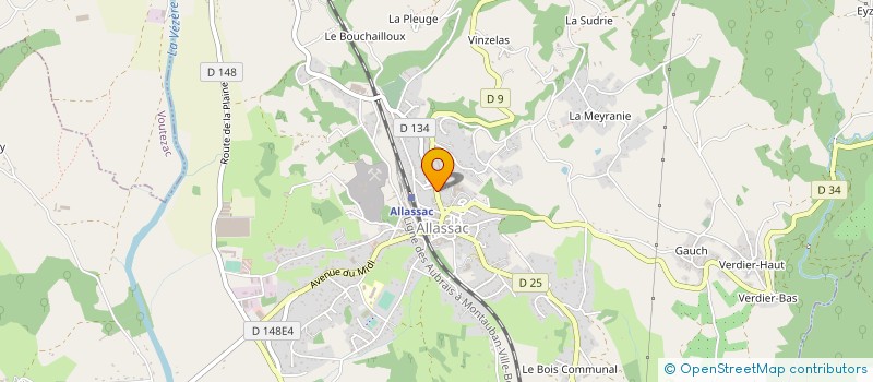 localisation de l'entreprise SCM GRESSENT-TISSEUIL/BISCH  ALLASSAC