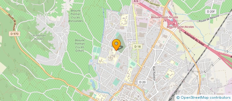 localisation de l'entreprise SCM GRILLET COLLARDOT à BEAUNE