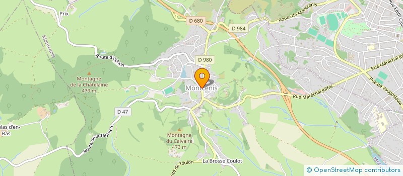 localisation de l'entreprise SCM GRIMAUD ET COUSIN à MONTCENIS