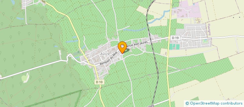 localisation de l'entreprise SCM GROUP MEDIC PARA MEDIC R VAUDON  AVIZE