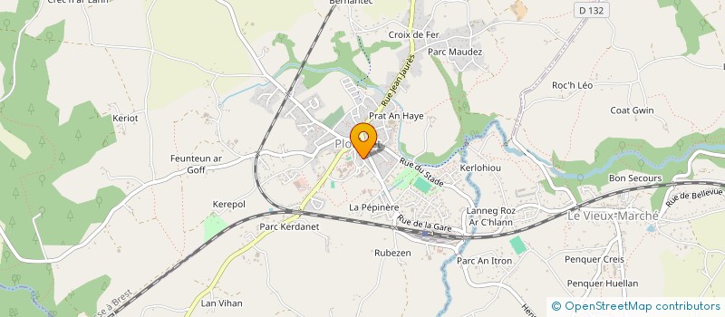 localisation de l'entreprise SCM GROUPE FRANCOIS MARIE LUZEL  PLOUARET