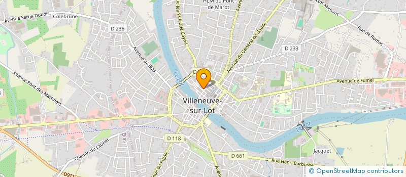localisation de l'entreprise SCM GROUPE INFIRMIERE PL SOUS PREFECTURE à VILLENEUVE-SUR-LOT