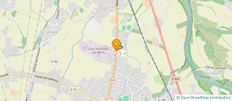 localisation de l'entreprise SCM GROUPE MEDEC GENER LABARTHE SUR LEZE à LABARTHE-SUR-LEZE
