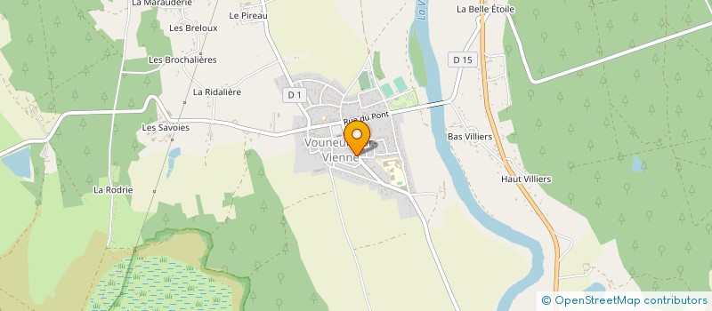 localisation de l'entreprise SCM GROUPE MEDICAL DE VOUNEUIL SUR VIENNE à VOUNEUIL-SUR-VIENNE