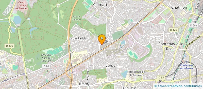 localisation de l'entreprise SCM GROUPE MEDICAL DES CARNETS à CLAMART