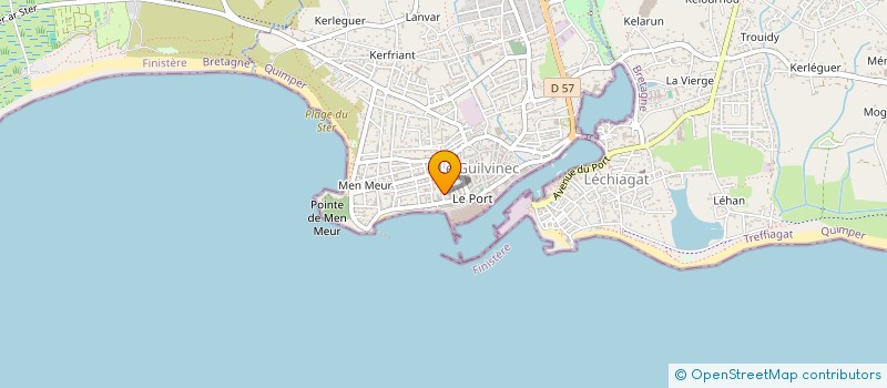 localisation de l'entreprise SCM GROUPE MEDICAL DU GULVINEC  GUILVINEC