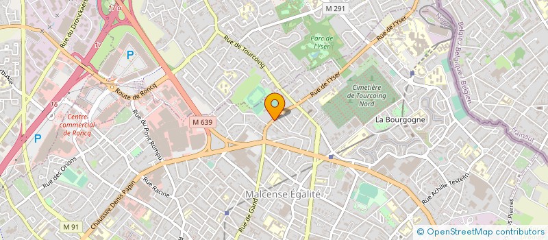 localisation de l'entreprise SCM GROUPE MEDICAL DU STADE à TOURCOING