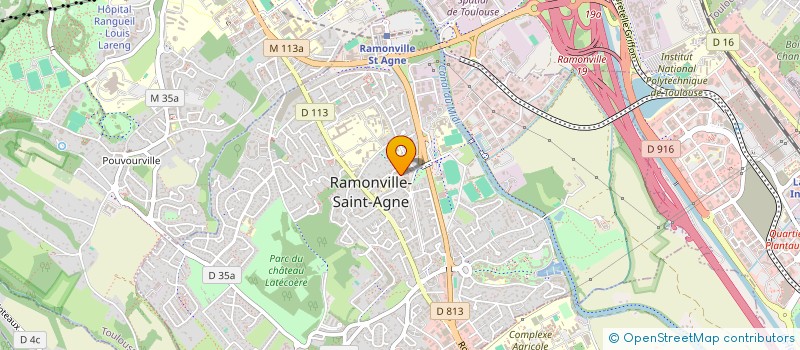 localisation de l'entreprise SCM GROUPE MEDICAL ESPACE SANTE à RAMONVILLE-SAINT-AGNE