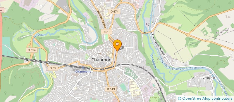 localisation de l'entreprise SCM GROUPE MEDICAL GAMBETTA à CHAUMONT