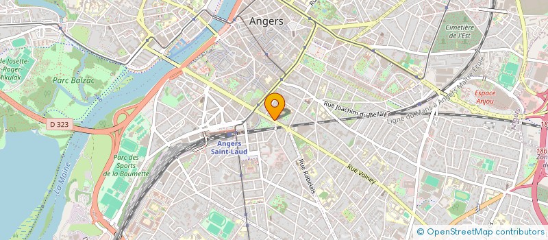 localisation de l'entreprise SCM GROUPE MEDICAL RHUMATOLOGIE REEDUCAT à ANGERS