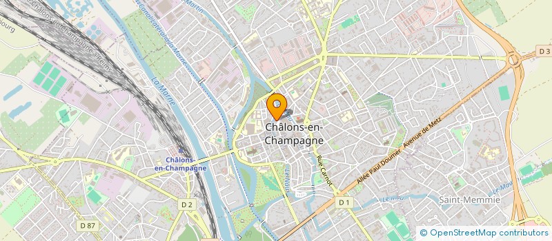 localisation de l'entreprise SCM GROUPE MEDICAL SAINT DOMINIQUE à CHALONS-EN-CHAMPAGNE