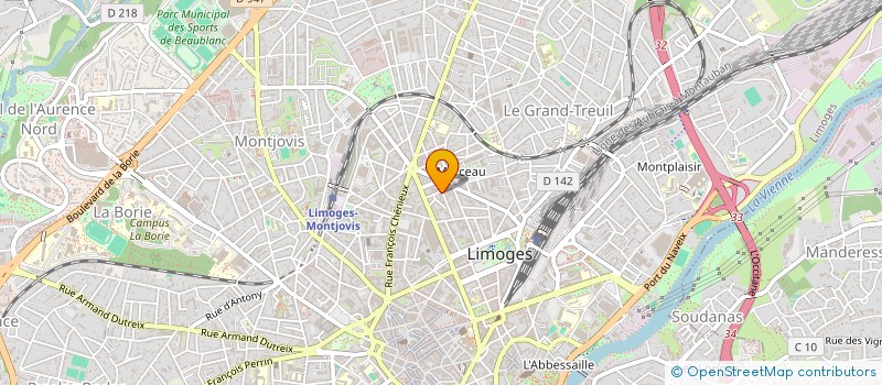 localisation de l'entreprise SCM GROUPE MEDICAL TURENNE à LIMOGES